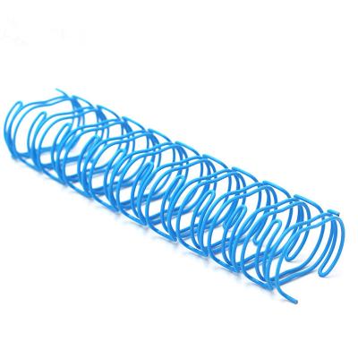 China Nylon Coating Double Wire Binding , Steel Spools Hardback Wire Binding for sale