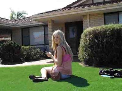 China Green Recyclable Garden Artificial Grass For Decoration , Home Artificial Turf for sale