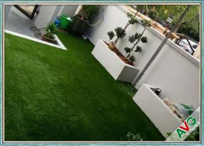 China SGS Landscaping Artificial Grass Carpet Roll With Monofil PE / Curly PPE Material for sale