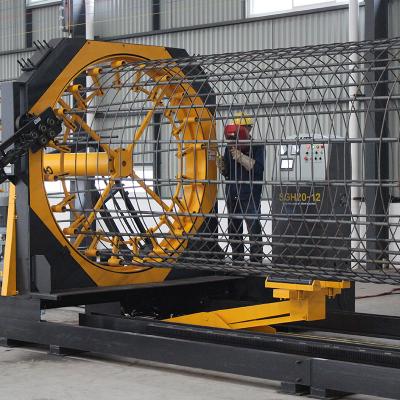 China jaula del CNC de 2200m m que hace la soldadora de la jaula del balanceo del control del PLC de la máquina en venta