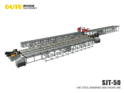 China GUTE Rebar Saw Shear Line 380V 220V 440V Steel Bar Shear Cutting for sale