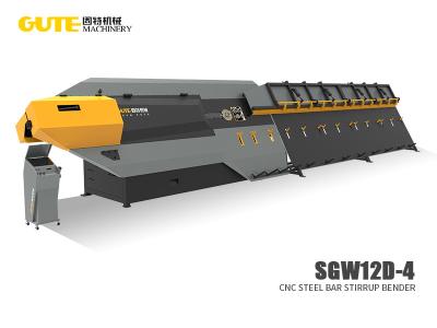 China 5-13mm Steel Bar CNC Stirrup Bending Machine 7KW/H SGW12D-4 for sale
