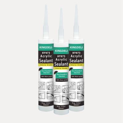 China Anti Mildew Acrylic GP Silicone Sealant Clear Weatherproof For Caulking for sale