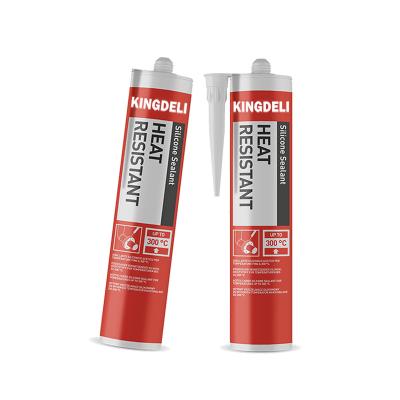 China Weatherproofing Heat Resistant Silicone Sealant Caulk Clear Color For Car Pump for sale