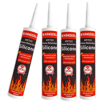 China One Component Neutral Weatherproof Silicone Sealant For Glass Aluminum for sale