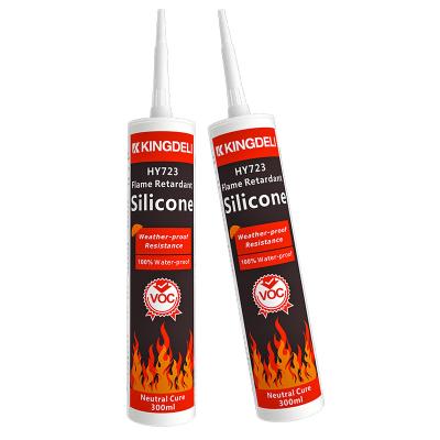 China Waterproof Clear Silicone Sealant Flame Retardant Neutral Glass Sealant Glue for sale