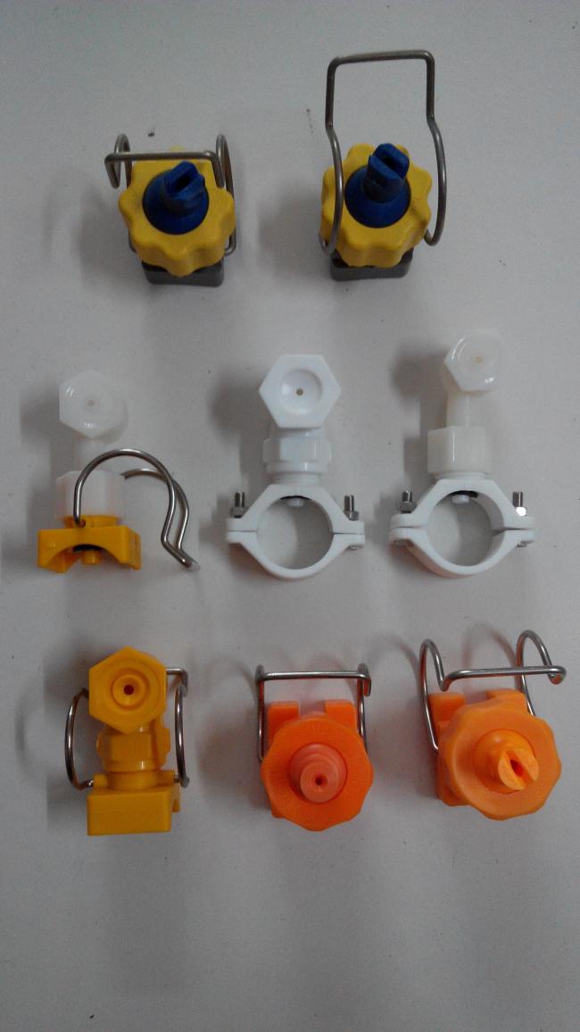 plastic adjustable ball clamp nozzle snap in clip eyelet nozzle or split eyelet connector for vacuum tank spray