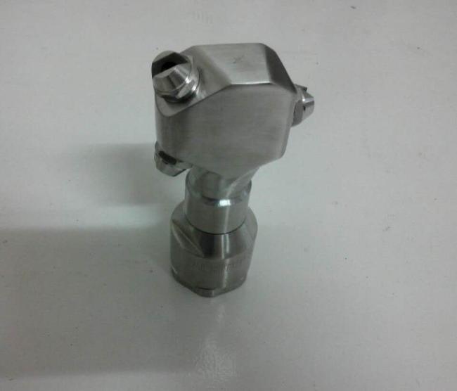 360 degree rotating tank cleaning flat fan spray nozzle tank cleaning nozzle