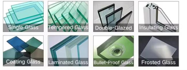German Energy Saving Profile UPVC Glass Windows And Doors Construction UPVC Casement Windows And Doors 0