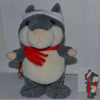 China Recording & repeating & walking Plush Toys cute hampster toys for sale
