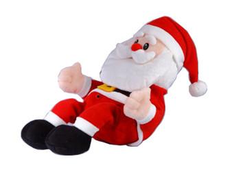 China Electronoic Plush Toys /doll Laughing out of Loud Xmasbuddy Santa for sale