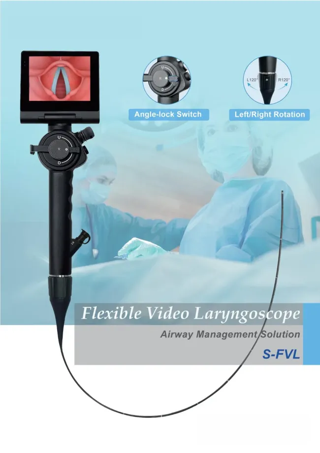 Reusable Ent Flexible Video Laryngoscope