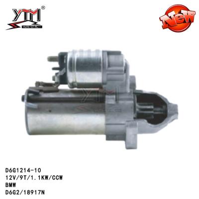 China D6G2 18917N 1200 K25 BMW Starter Motor / Oem Starter Motor 12412306140 for sale