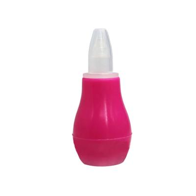 China Vacuum Silicone Infant Nose Aspirator For Stuff Eco Friendly Pink Blue for sale