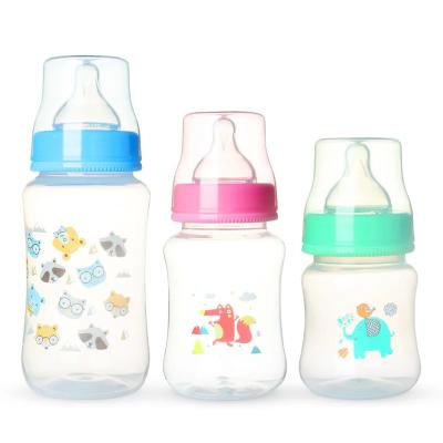 China Skidproof Feeding Bottle For Newborn Animal Pattern Customized Color à venda
