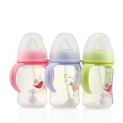 China Unbreakable Sipper Bottle For Milk Safety Bumper Protection BPA Free à venda