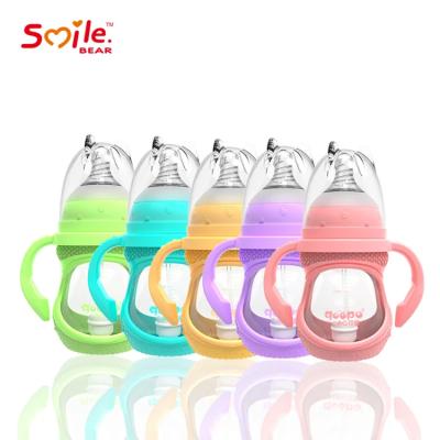 China Anti Fall Milk Feeding Bottle Multifunctional Customized Color for sale