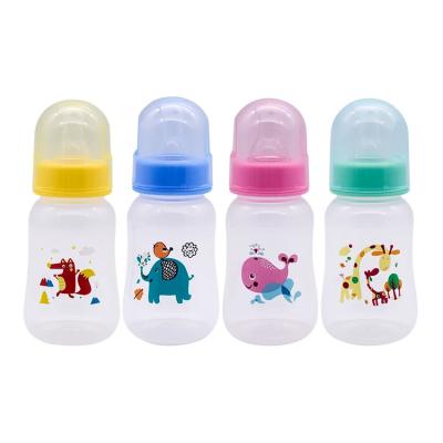 China Wholesale BPA Free PP Baby Feeding Bottle 120ml 4 oz Standard Neck Silicone Nipple Baby Bottle for sale