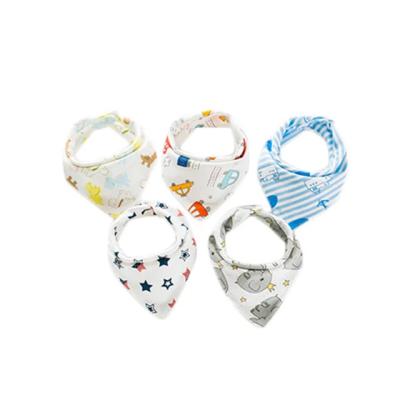 Китай Burp Cloths Infant Bandana Bibs Colorful 5 Pack Baby Drool Bibs Set продается
