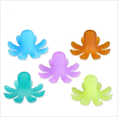 China Octopus Teether  Molar Stick Baby  Toy Baby  chewing  Silicone Products teeth gutta Training Baby Eating for sale