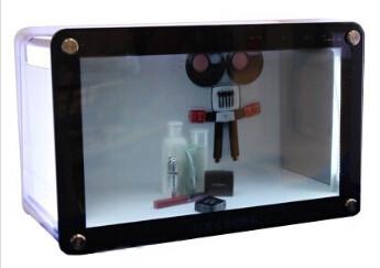 China Exhibición olográfica transparente de la caja de presentación del LCD/de la caja 3D de Holo para el teléfono elegante en venta