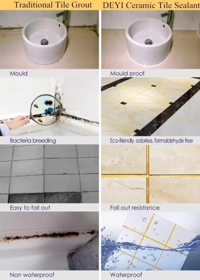 Floor Tile Sealant 12 Months Shelf Life Epoxy Resin Hardener Ceramic Tile Grout 2