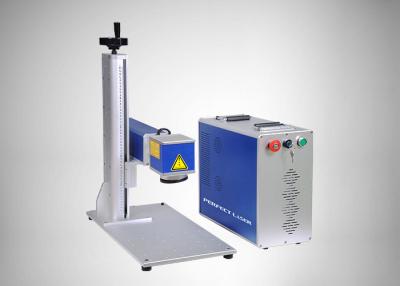 China 20W 30W 50W High Speed Desktop Metal Fiber Laser Marking Engraving Machine for sale