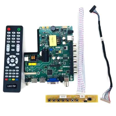 Chine 32inch FHD LED TV Mainboards Firmware 1920*1080 Inbult TP.V56.PB826 For L G Television à vendre