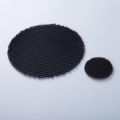China Diameter 50mm Black Aluminum Honeycomb Louver For LED Anti Glare for sale