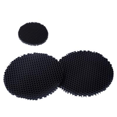 China Black Cell Size 3.2mm Aluminum Honeycomb Grid Core Lamps Used In Traffic Lights for sale