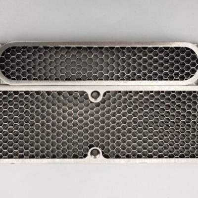 Chine Acceptez la ventilation de nid d'abeille en acier inoxydable de taille personnalisée 300*300 mm avec un cadre varié à vendre