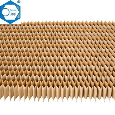 China 120g 140g Fire Resistant Paper Honeycomb Core For Door Cell Size 20mm 25mm for sale
