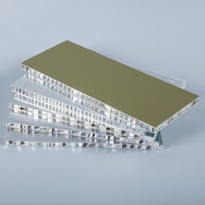 China PVDF PU Coated Aluminum Honeycomb Wall Panels 1200x2400mm for sale
