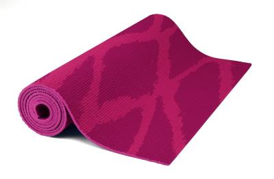 China 6mm thickness whole mat giraffe printing sticky hot pink yoga mat for sale