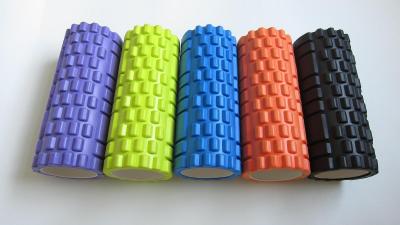 China 13''EVA foam grid massage rumble roller for sale