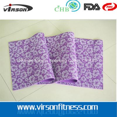 China plum blossom print yoga mat sale for sale