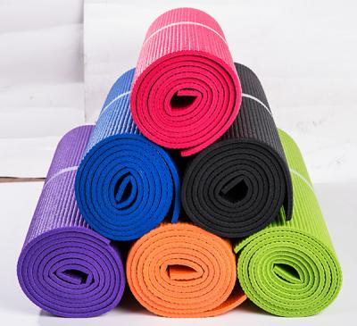 China Yoga & Pilate Type High DensityECO PVC cheap  yoga mats.single layer  yoga mat for sale