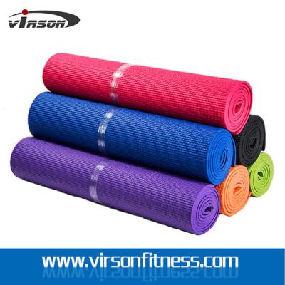 China Ningbo  Virson durable eco pvc yoga mat for sports. Gym  pvc yoga mat . fitness for sale