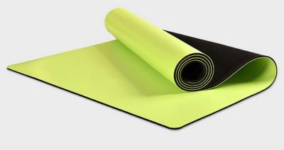 China Ningbo Virson double  layer non slip PU natrual rubber yoga mat gym mat for sale