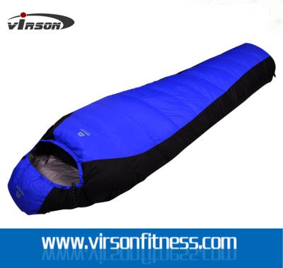 China waterproof new stype 18 Degree C / 0 Degree F Flannel Lined Cheap Sharp Sleeping Bag -15 Degree for adult camping for sale