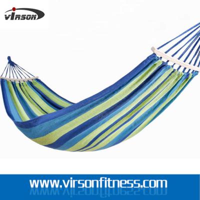 China Virson Wholesale Outdoor Canvas Hammock with Polyester Cotton Canvas Material for sale