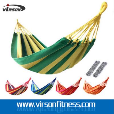 China Virson Portable Colourful Canvas Hammocks for Travel Camping for sale