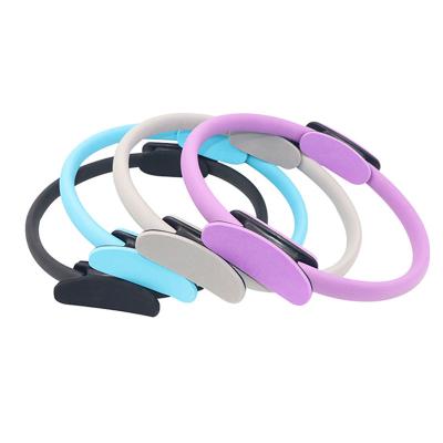 China Fitness Accessories eco-friendly double handle magic yoga pilates circle yoga pilates ring for sale