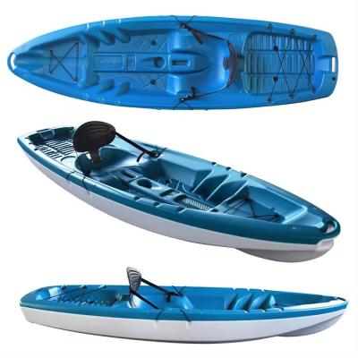 China Chinese Wholesale Kayaks And Canoes Sit On Top Kayak HDPE Plastic Blow Molded Water Sports Cheap Kayak For Kids for sale