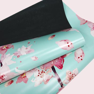 China New Trending Full Color Custom Logo Printed Eco Friendly Sublimation Printing PU Yoga Mat for sale