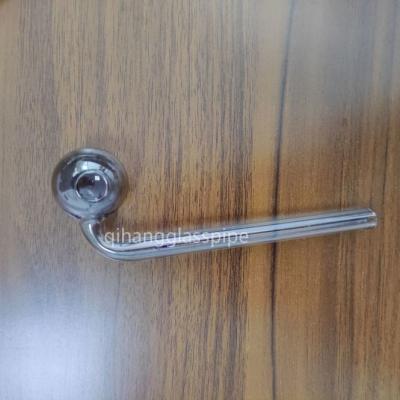 China wholesale sweet puff glass pipe oil burner water pipe  12/14/15/16 cm for somking pipe for sale