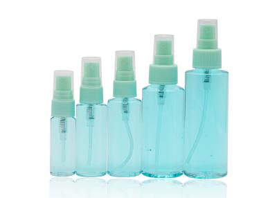 China 20ml Transparent Refillable Plastic Spray Bottles PET Spray Bottle Flat Shoulder for sale