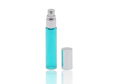 China 13 / 410 Refillable Glass Perfume Spray Bottles Aluminum Perfume Sprayer Bottle 10ml for sale