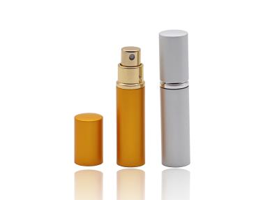 China Maquillaje 5ml de la botella del espray del atomizador del perfume del repuesto en el color oro para el paquete del perfume en venta