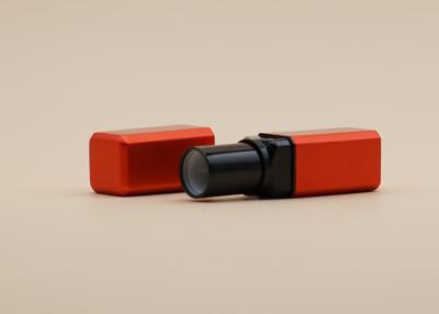 中国 マットの曇らされた赤い空の口紅はパーソナル ケアのための正方形の形をびん詰めにします 販売のため